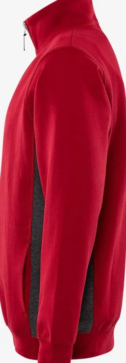 Acode Sweatshirt Med Kort Dragkedja 1705 DF
