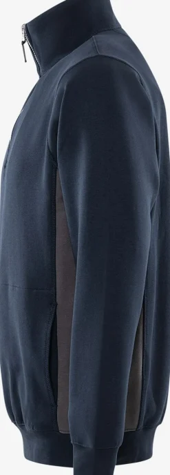 Acode Sweatshirt Med Kort Dragkedja 1705 DF