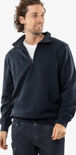 Acode Sweatshirt Med Kort Dragkedja 1737 SWB