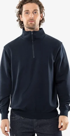 Acode Sweatshirt Med Kort Dragkedja 1737 SWB