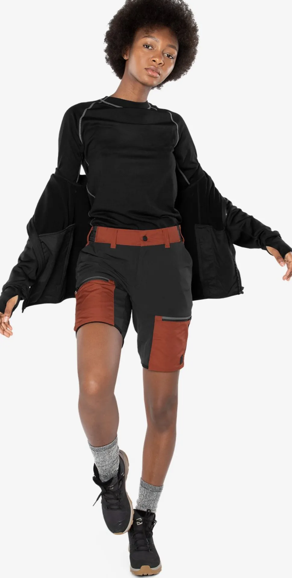 Carbon Friluftsshorts Semistretch, Dam
