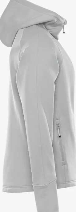 Cobalt Polartec® Power Stretch® Hoodie, Dam