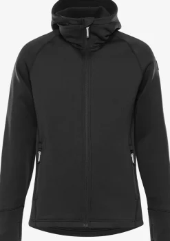 Cobalt Polartec® Power Stretch® Hoodie, Dam