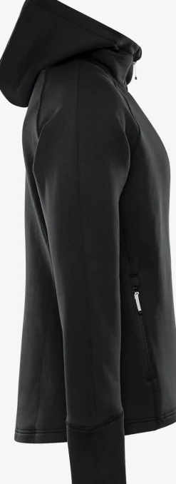 Cobalt Polartec® Power Stretch® Hoodie, Dam