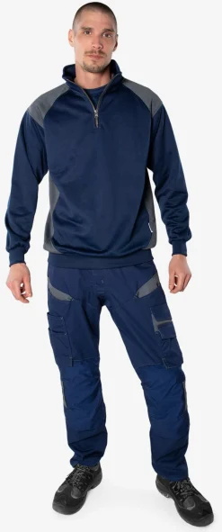 Sweatshirt Med Kort Dragkedja 7048 SHV