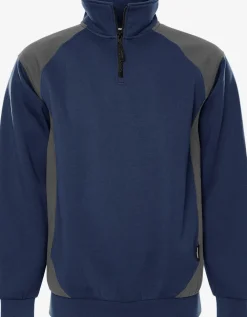 Sweatshirt Med Kort Dragkedja 7048 GSM
