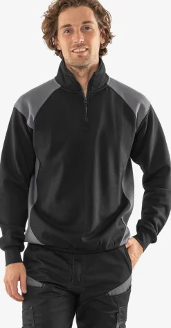 Sweatshirt Med Kort Dragkedja 7048 GSM