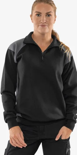 Sweatshirt Med Kort Dragkedja 7048 GSM