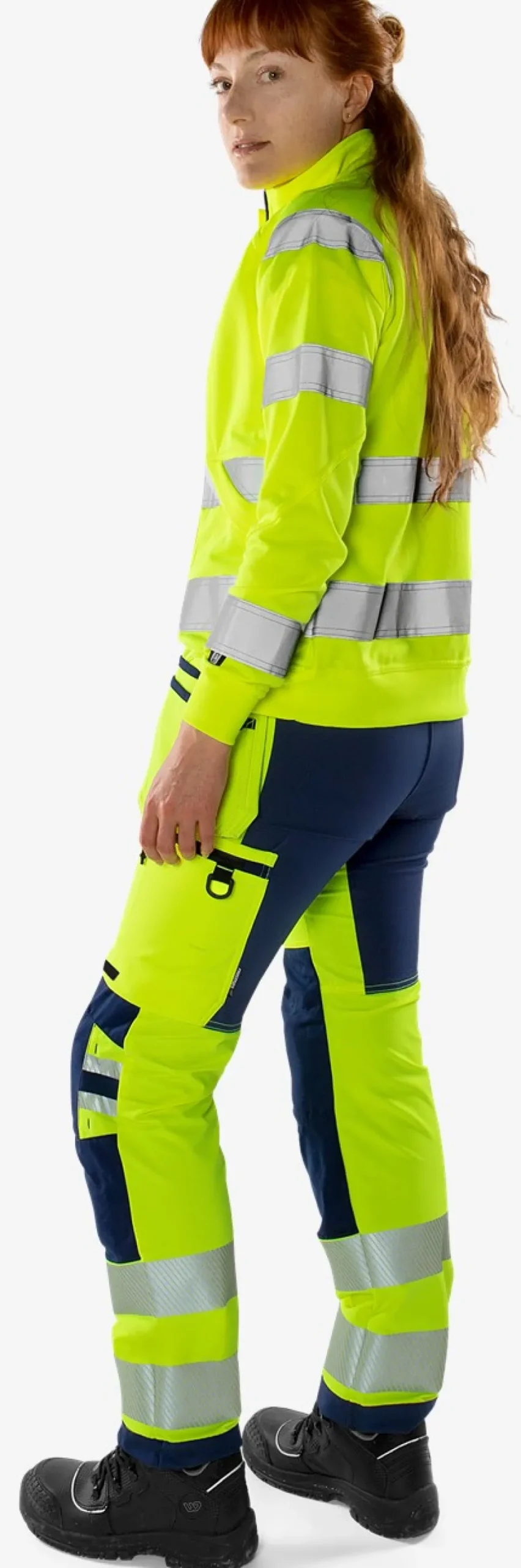 Varsel Green Hantverkarbyxa Stretch 2664 GSTP Klass 2, Dam