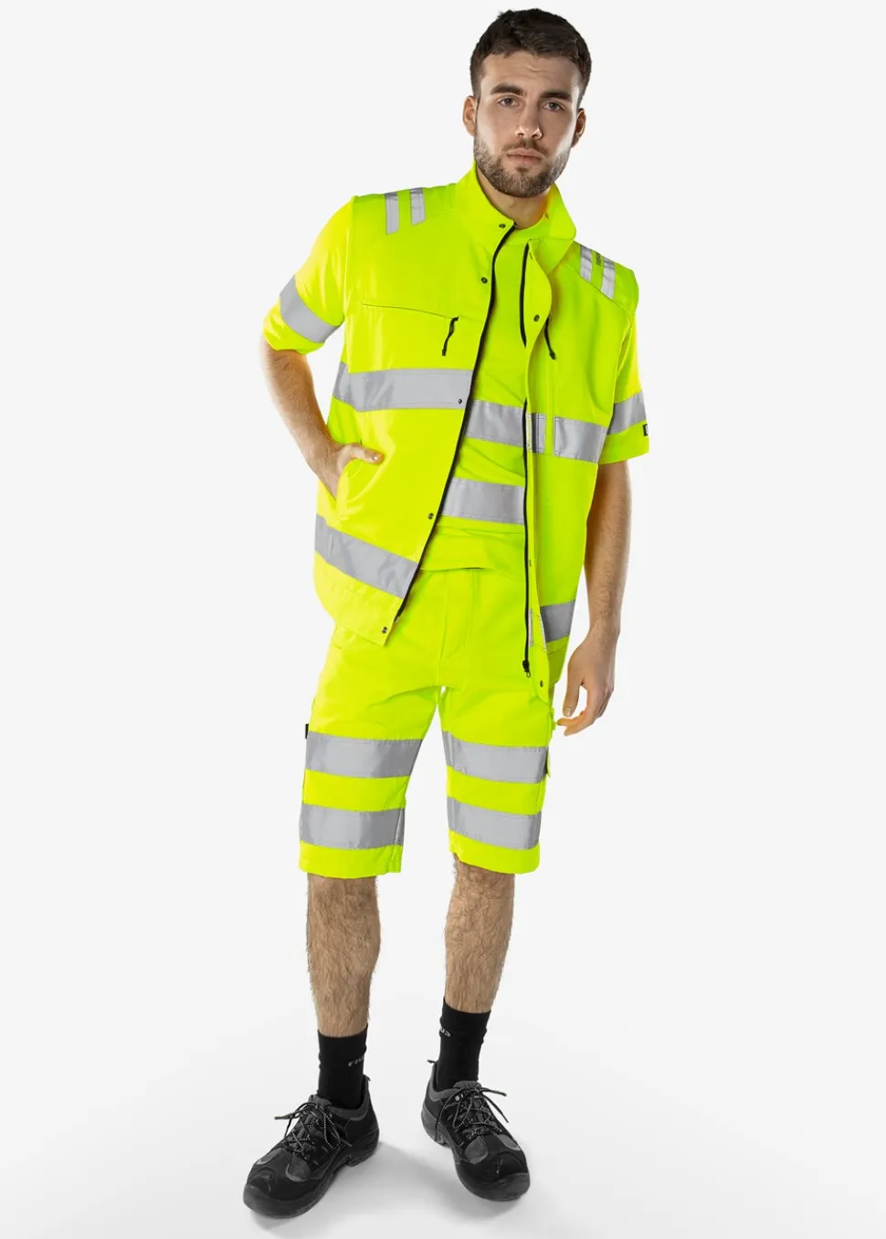 Varselväst Green 5067 GPLU, Klass 2